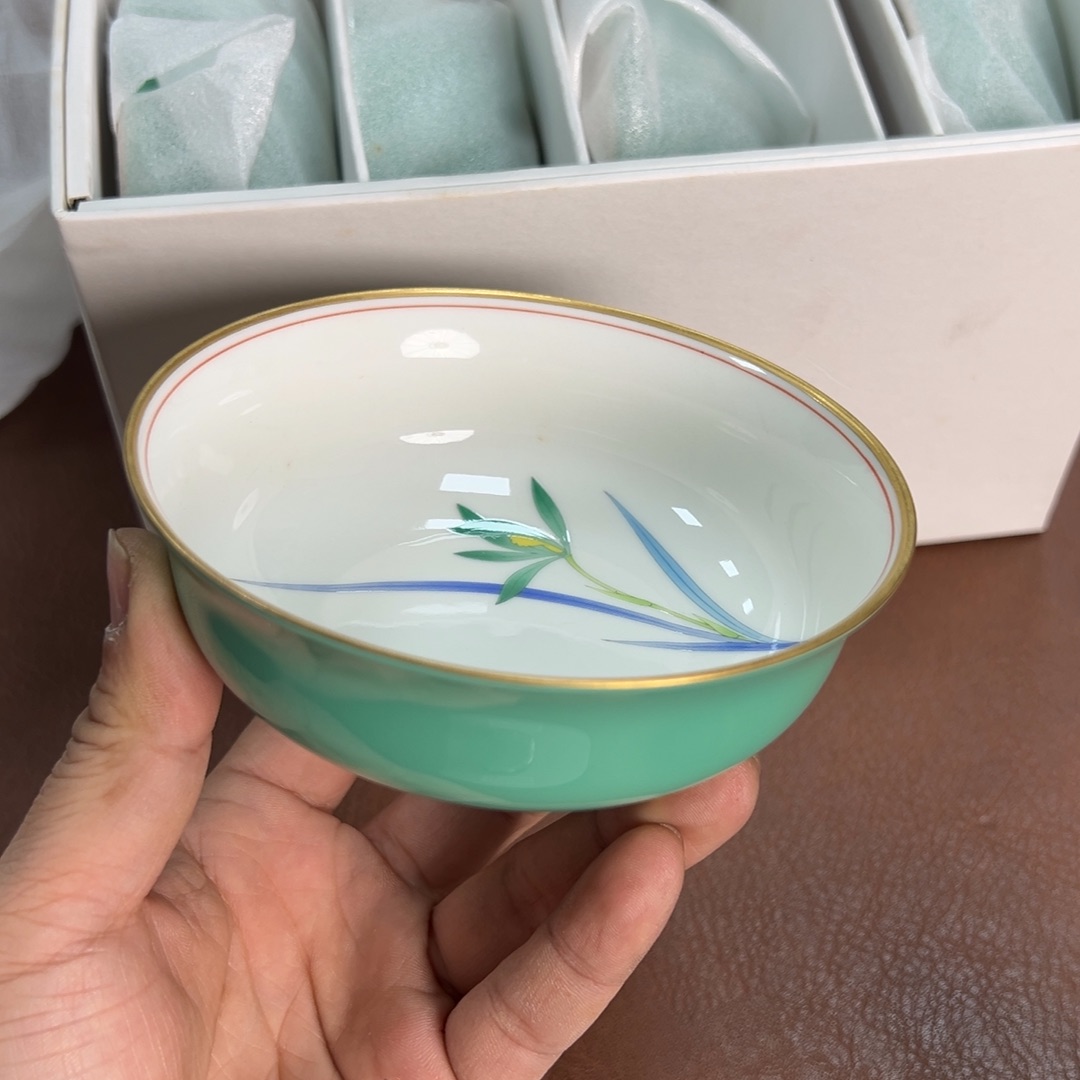 陶瓷五只原盒瓷器瓷器