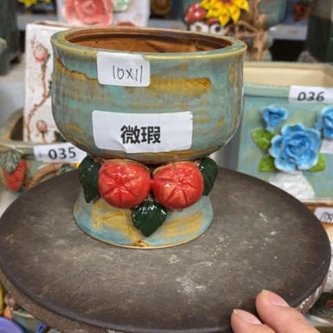 【闪购商品】红陶粗陶材质多肉花盆