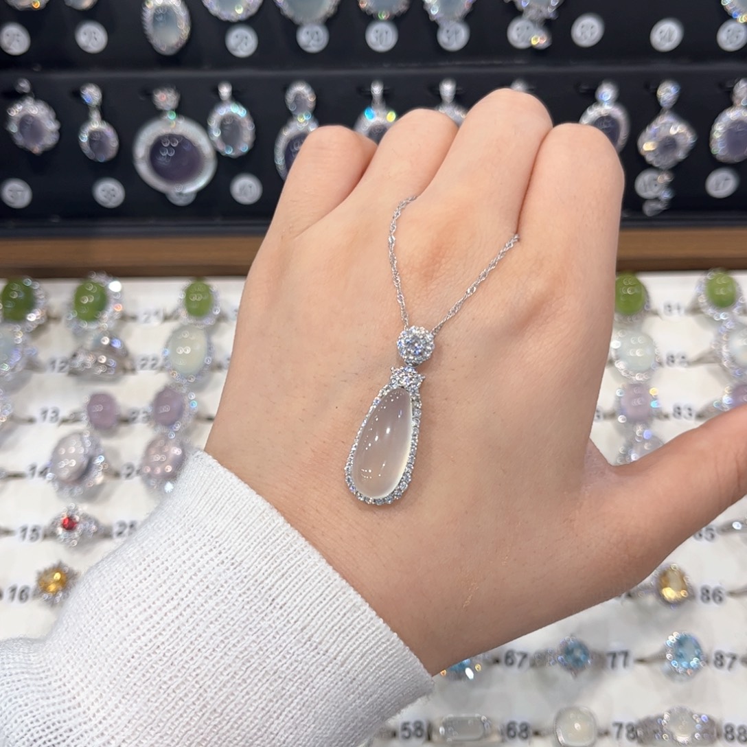 A***a岫玉银S925镶嵌戒指