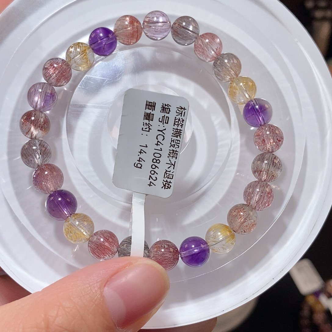 水晶手链未镶嵌虹****咪F仙女超七7.5