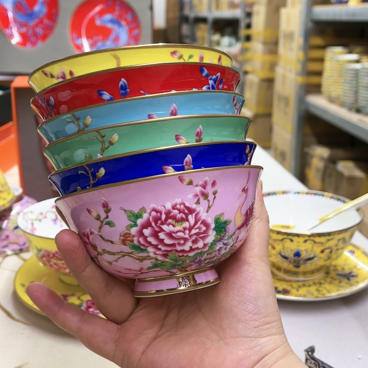 【闪购商品】骨瓷4.5英寸6混。。。。。