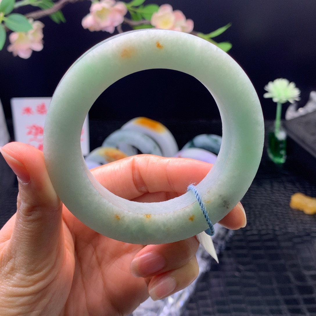 定制翡翠未镶嵌手镯56-65