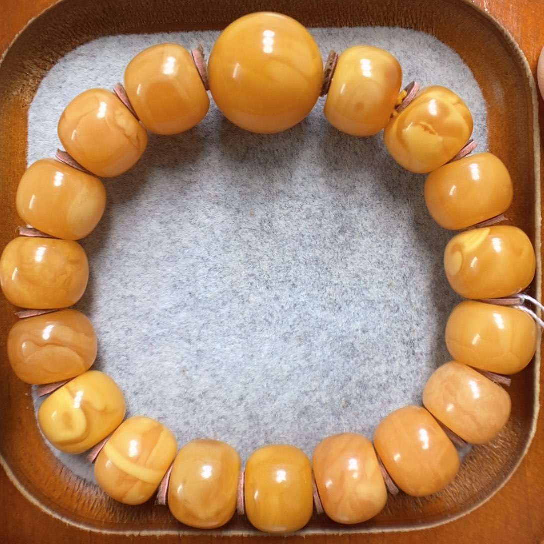 蜜蜡手串未镶嵌蜜蜡手串