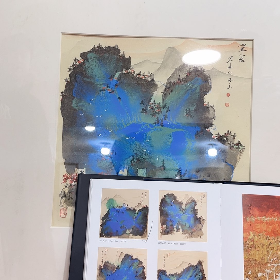 国画艺术家的作品