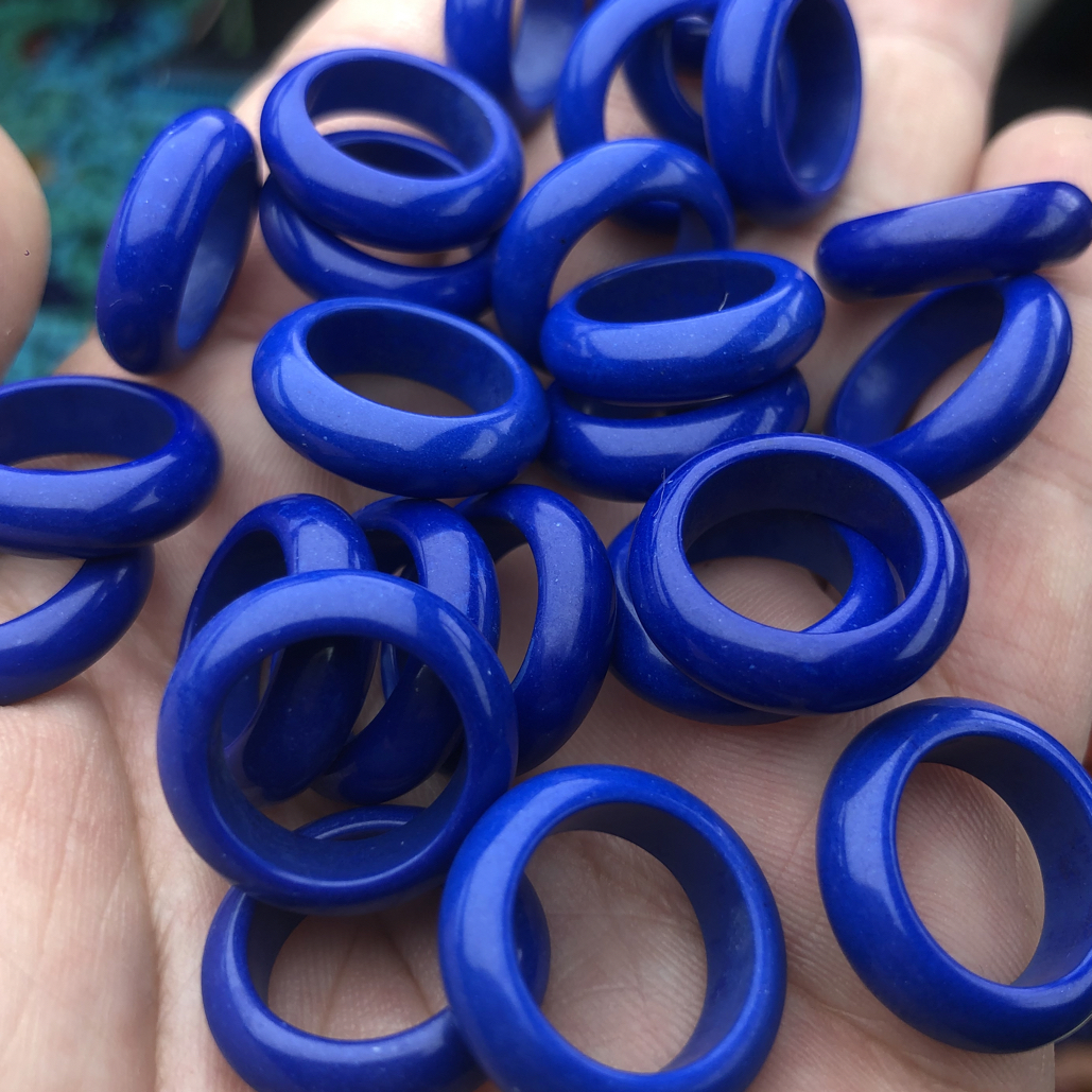 107青金石跑环内径18mm一个
