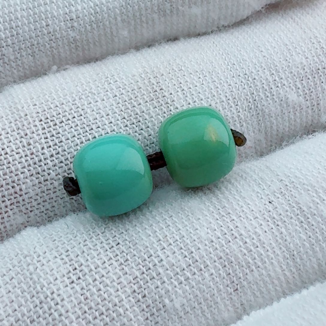 绿松石无相对珠7.3未镶嵌