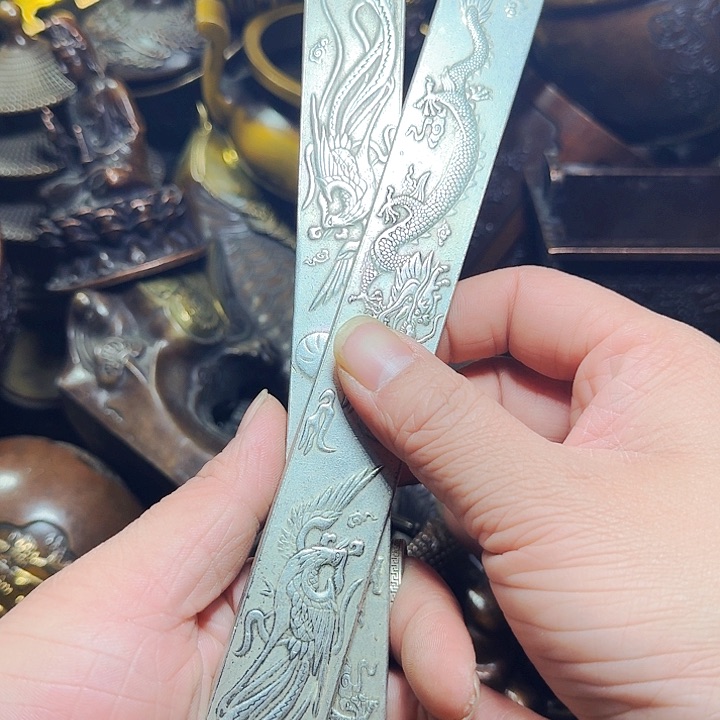 铜器摆件收收藏藏