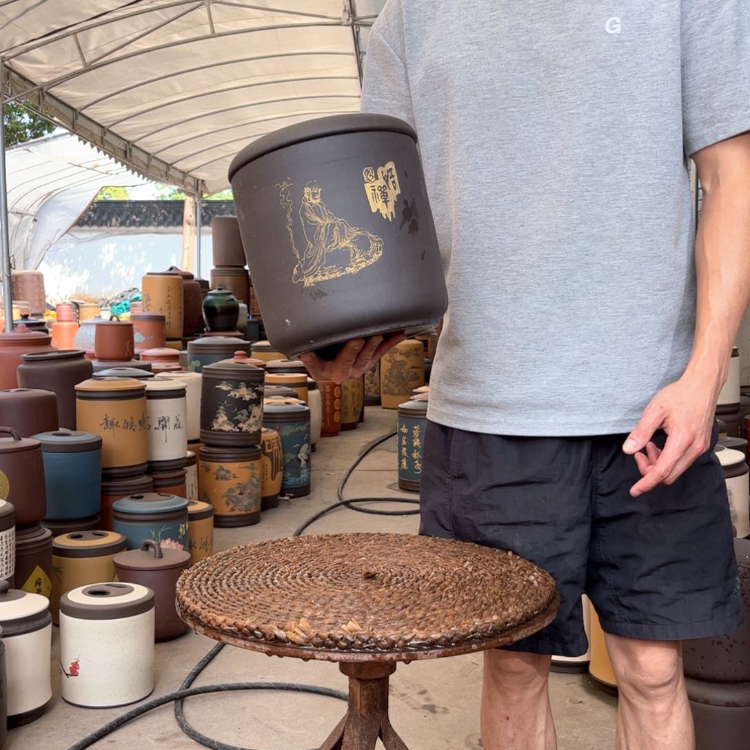 紫砂茶叶罐7 饼茶叶罐