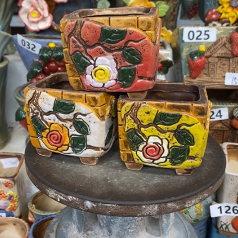 【闪购商品】红陶粗陶材质多肉花盆