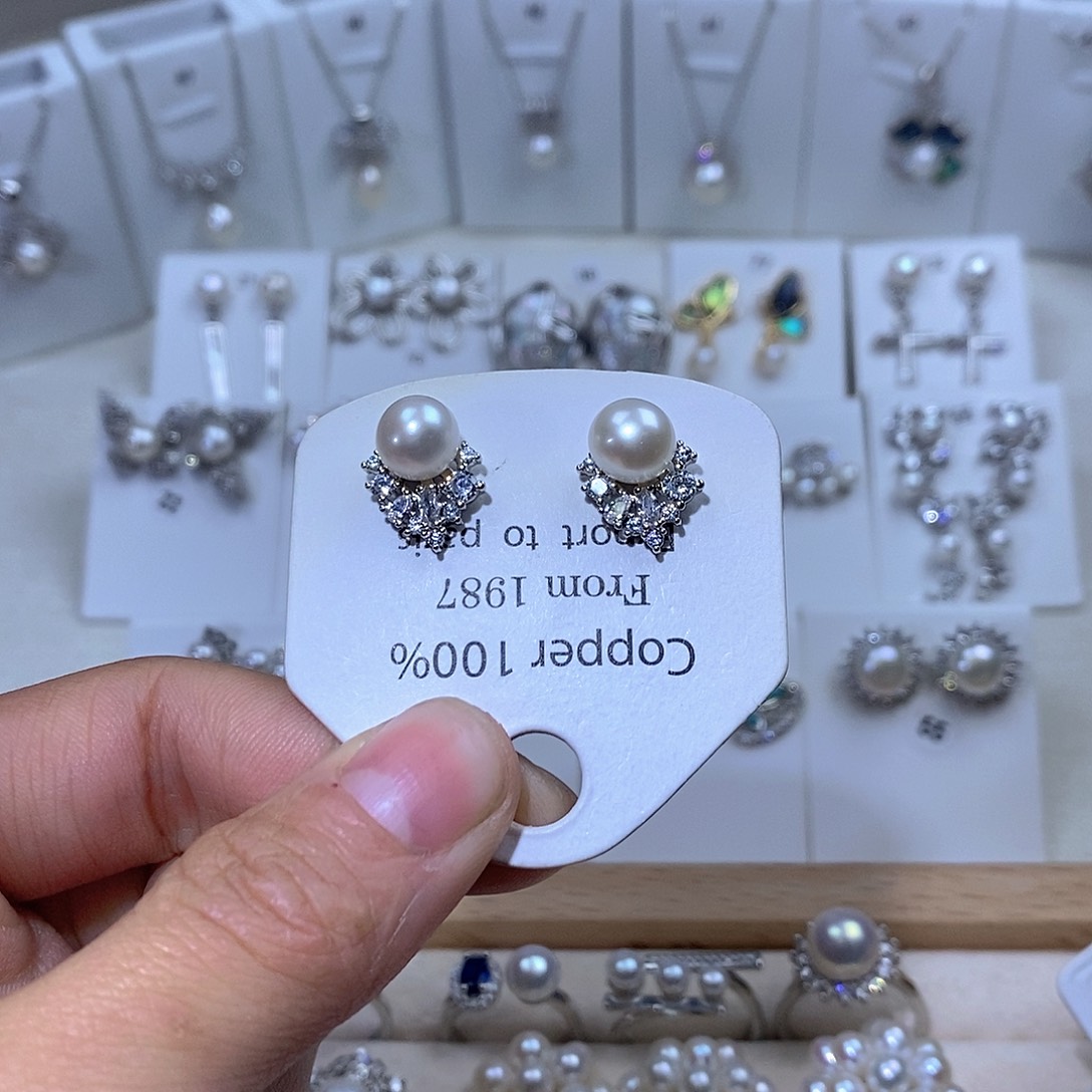 未镶嵌耳饰淡水珍珠