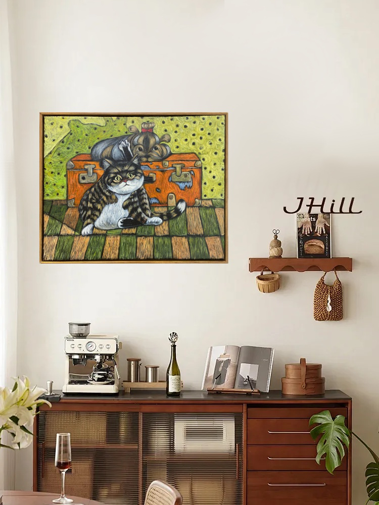 Anne手绘油画【友爱】