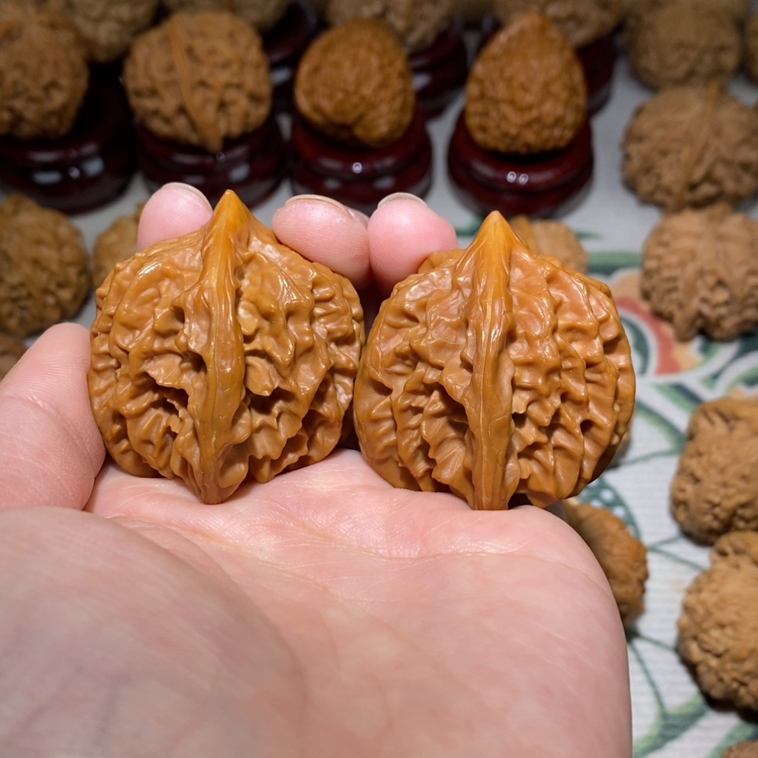 文玩核桃把件39尺曹大龙微修