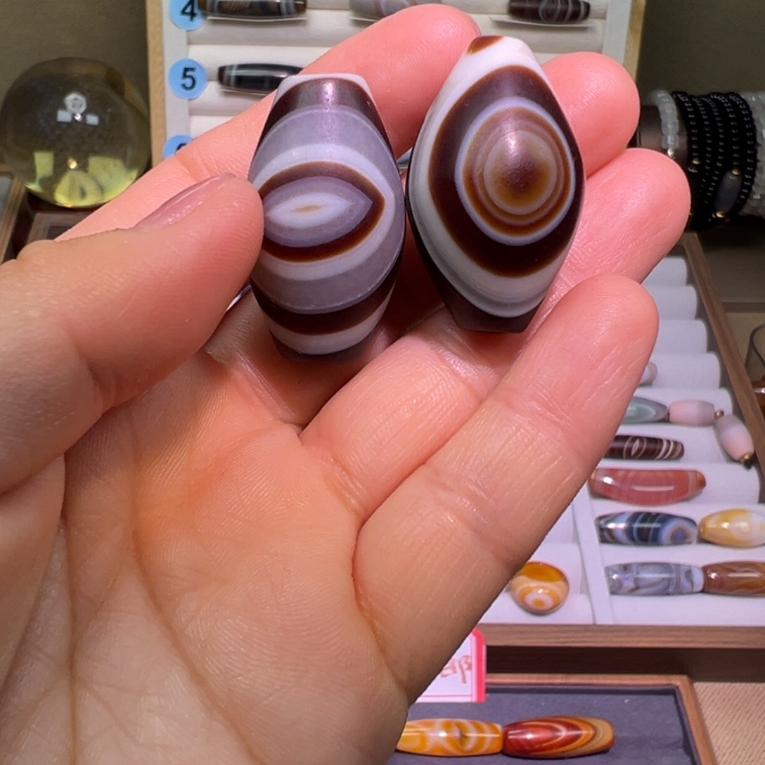 浅***风玛瑙/玉髓未镶嵌颈饰