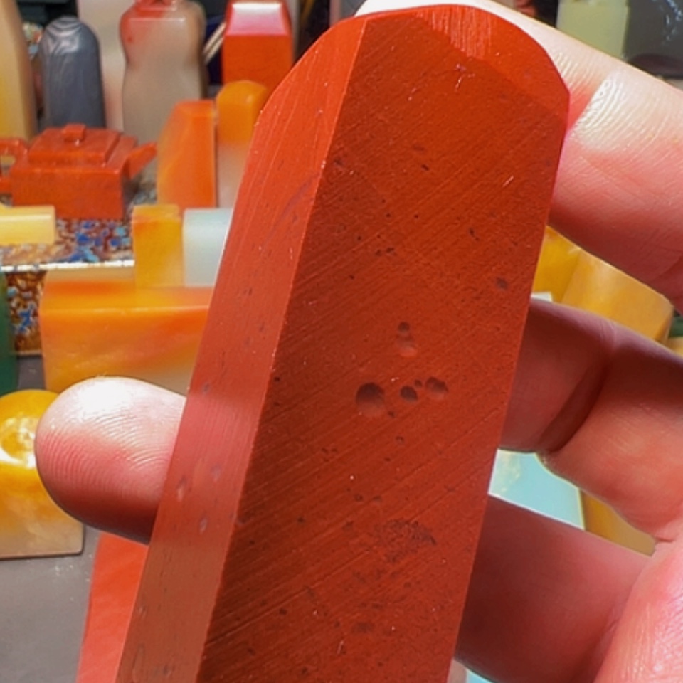 【闪购商品】寿山石印石汤*寿山石雕刻印石印章