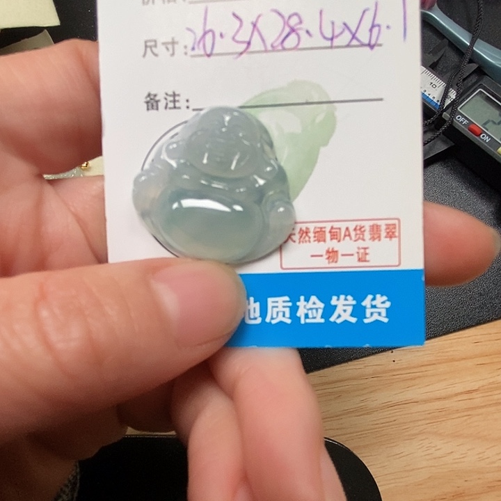 A***儿翡翠未镶嵌颈饰翡翠