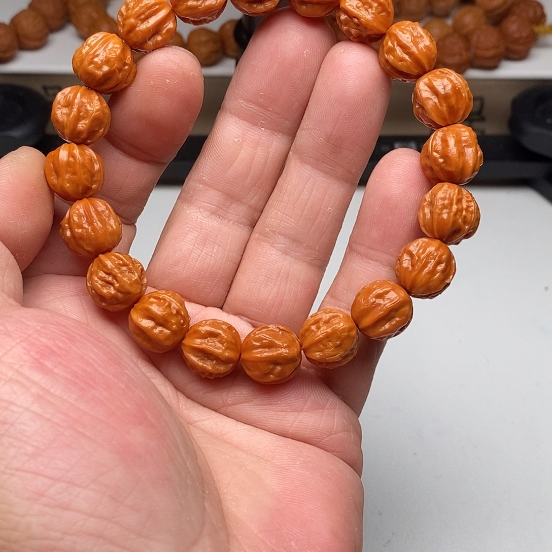 木质文玩核桃1.3京八棱