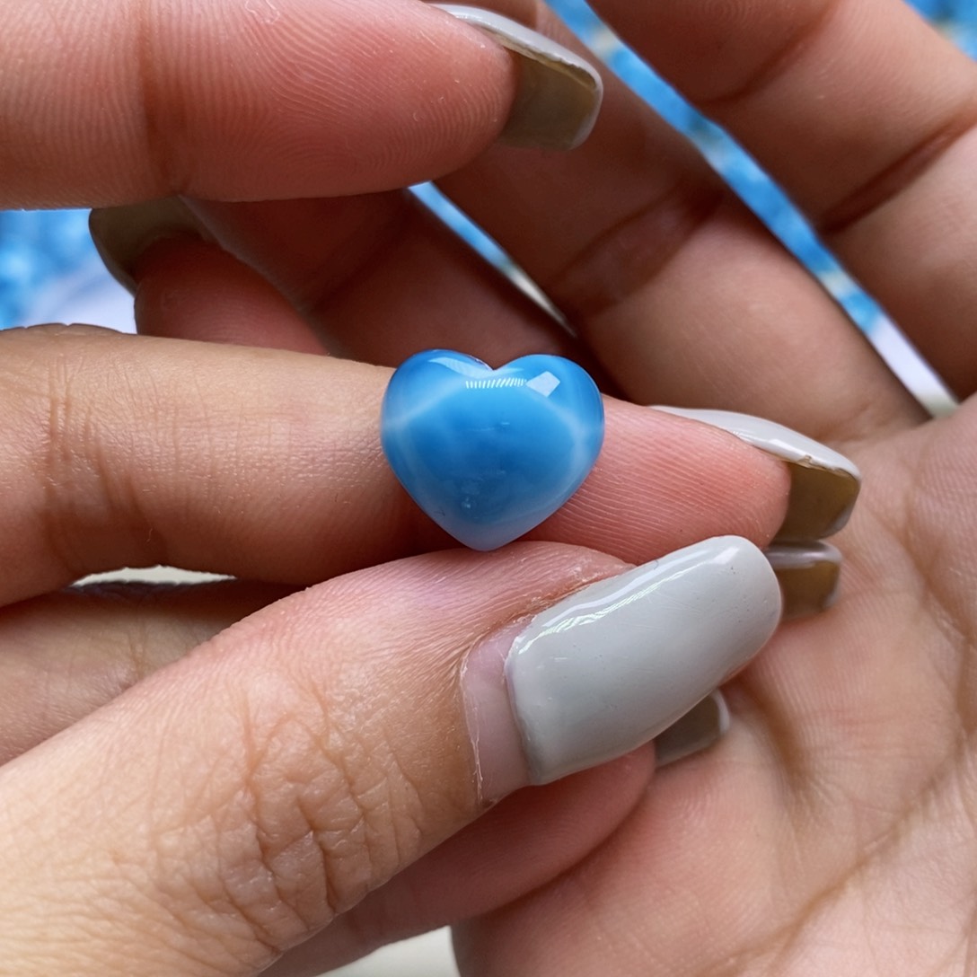 针钠钙石（海纹石）未镶嵌颈饰K***?