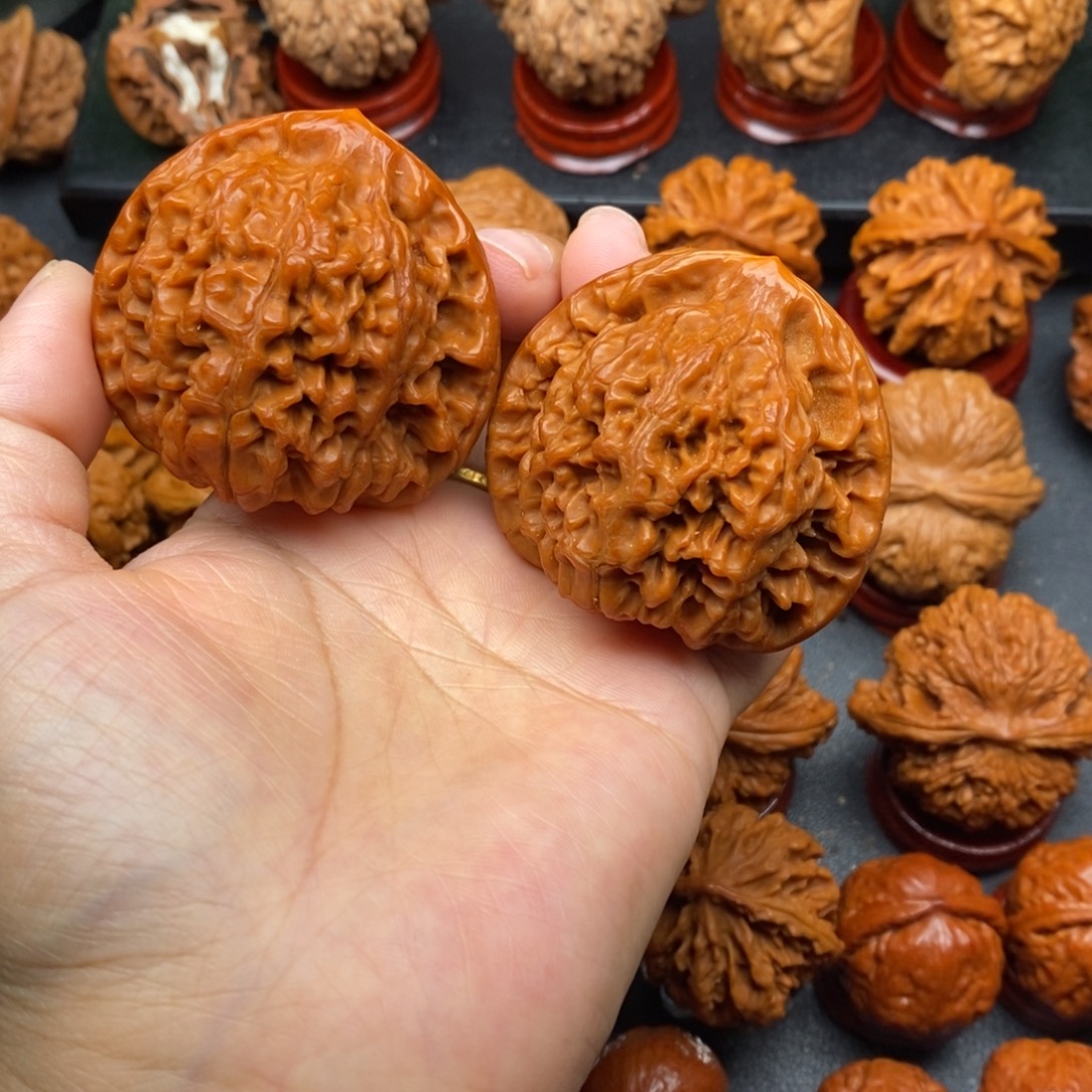 把件文玩核桃50官帽