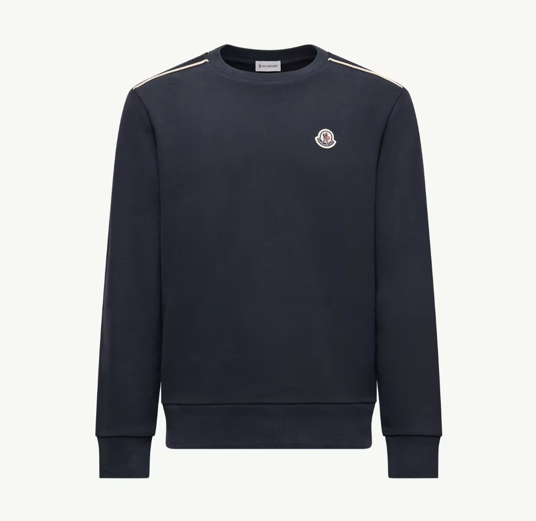 未使用 MONCLER 盟可睐 25秋冬 带logo贴片棉质卫衣