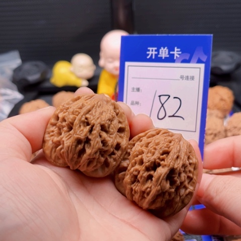 文玩核桃把件41麦虎全 182