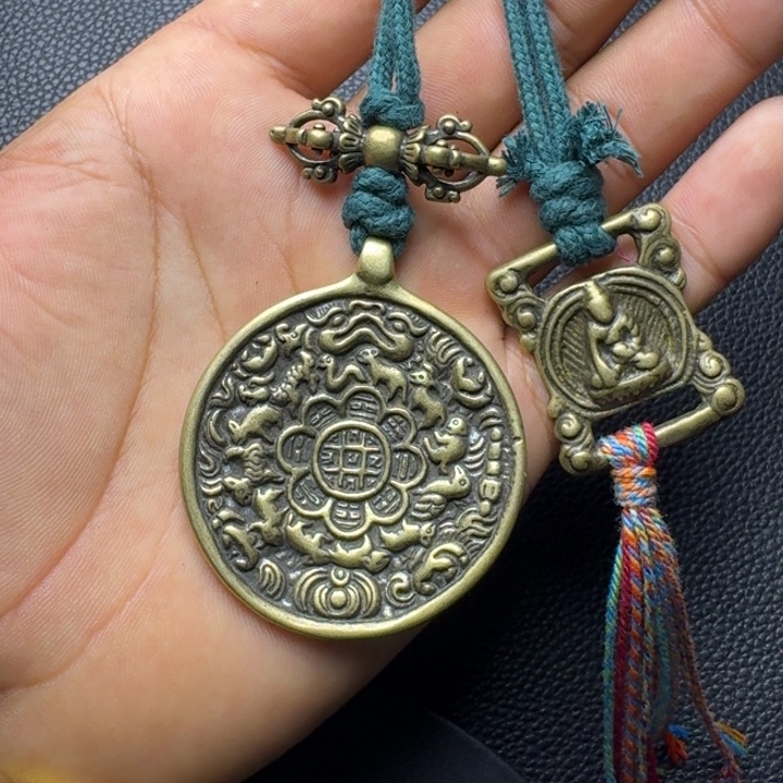 悔***恨泥塑藏式风格九宫格..