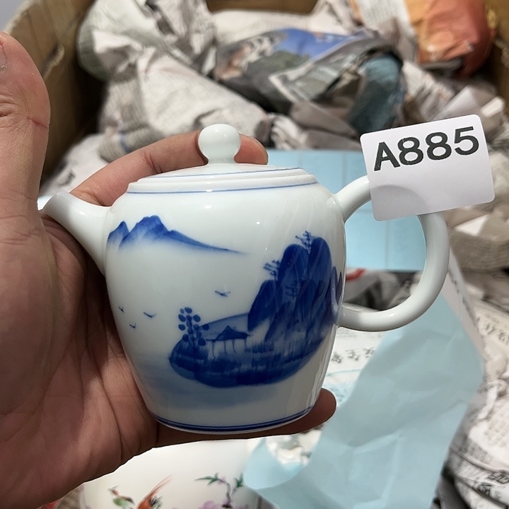 茶具默认微瑕瓷器、茶具、壶、摆件，介意勿拍 
