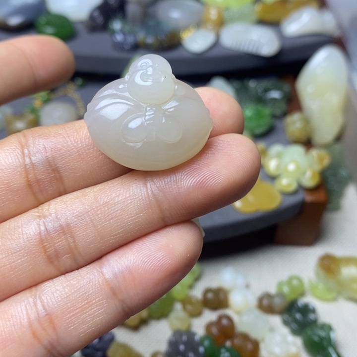 和田玉配件未镶嵌如***狸