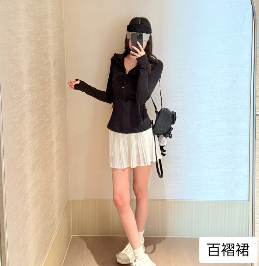 【AsmLULU授权】C新款高腰百褶网球裙防走光速干显瘦舒适运动