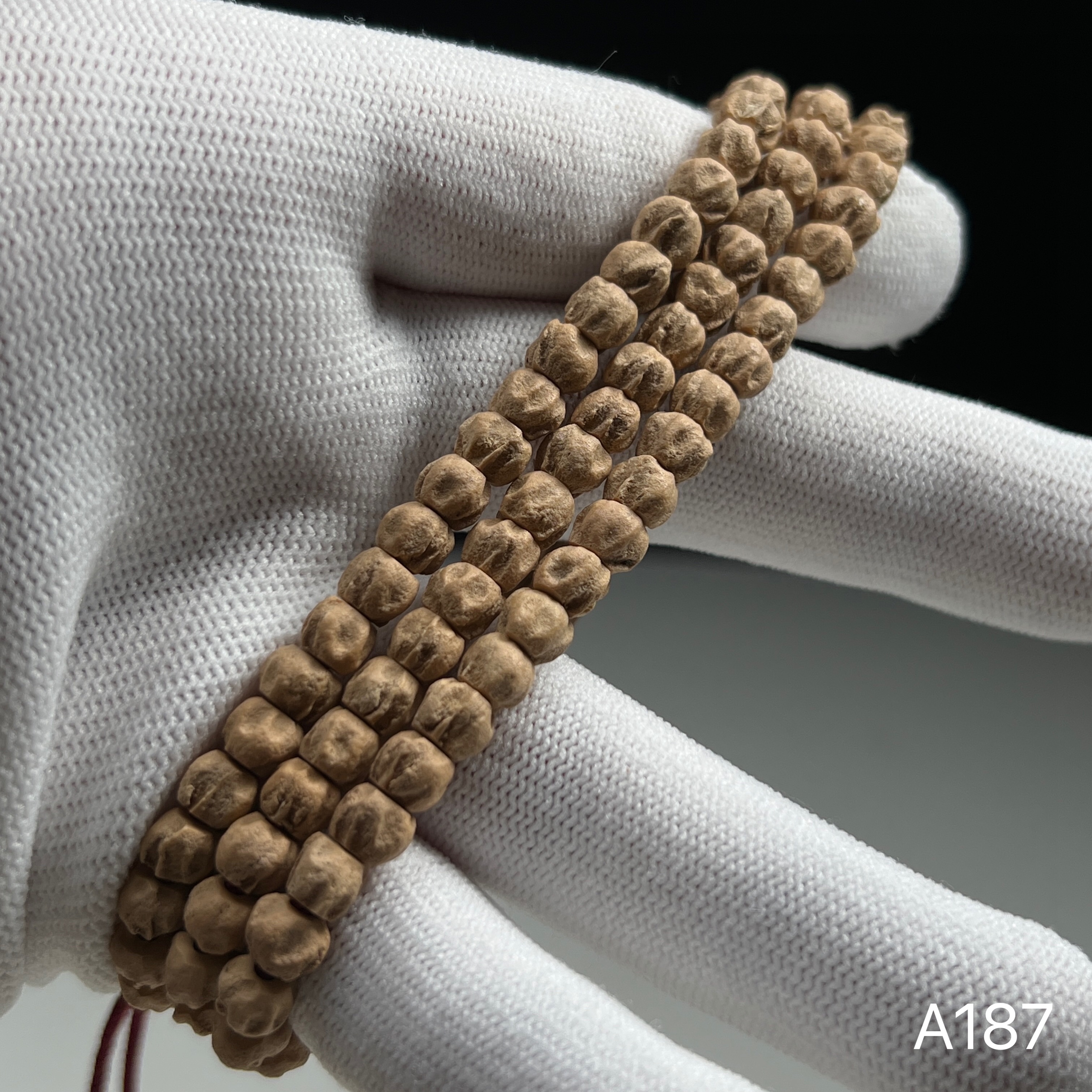 粉皮高油密深坑多棱鬼脸A187