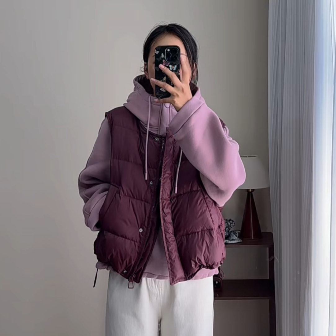 兰卡家秋冬两件套（马甲➕加绒卫衣）