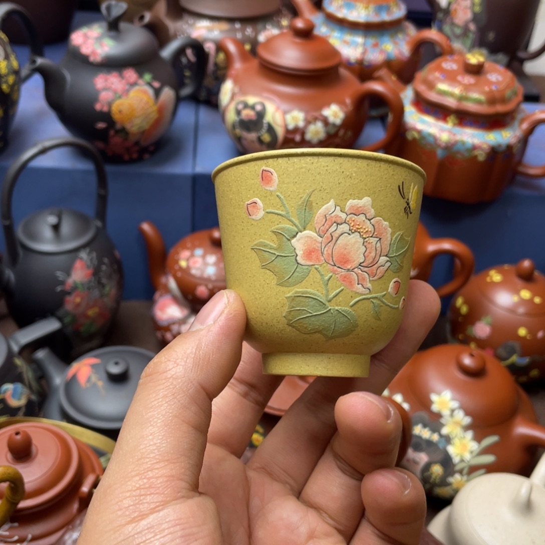 紫砂茶杯紫砂主人杯80cc