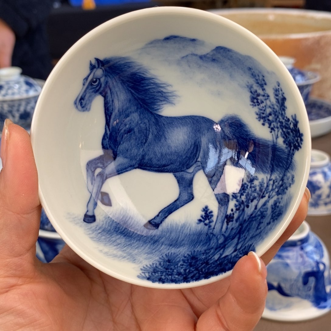 杯A****建景德镇陶瓷手工手绘