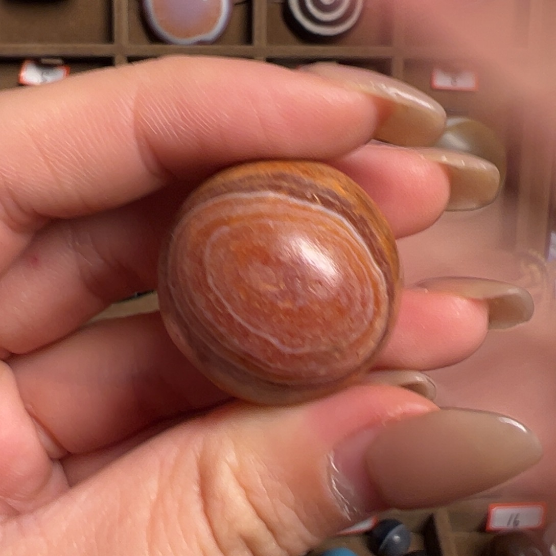 玛瑙/玉髓单珠未镶嵌