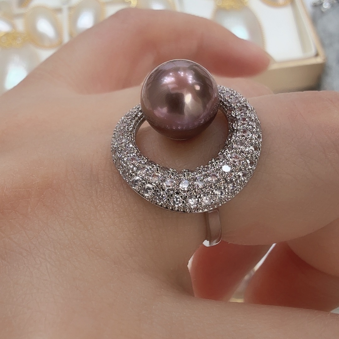 戒指未镶嵌淡水珍珠