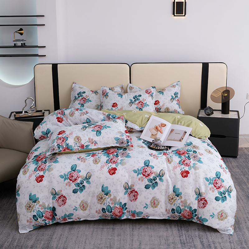 秋冬磨毛加厚柔软四件套-雅韵