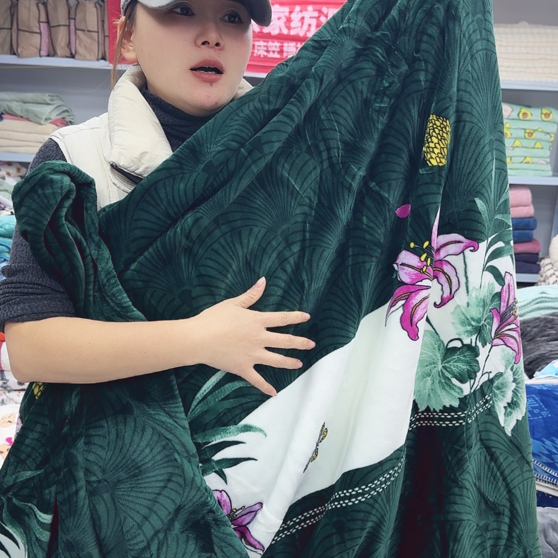 羊驼毛200.230云貂绒被套