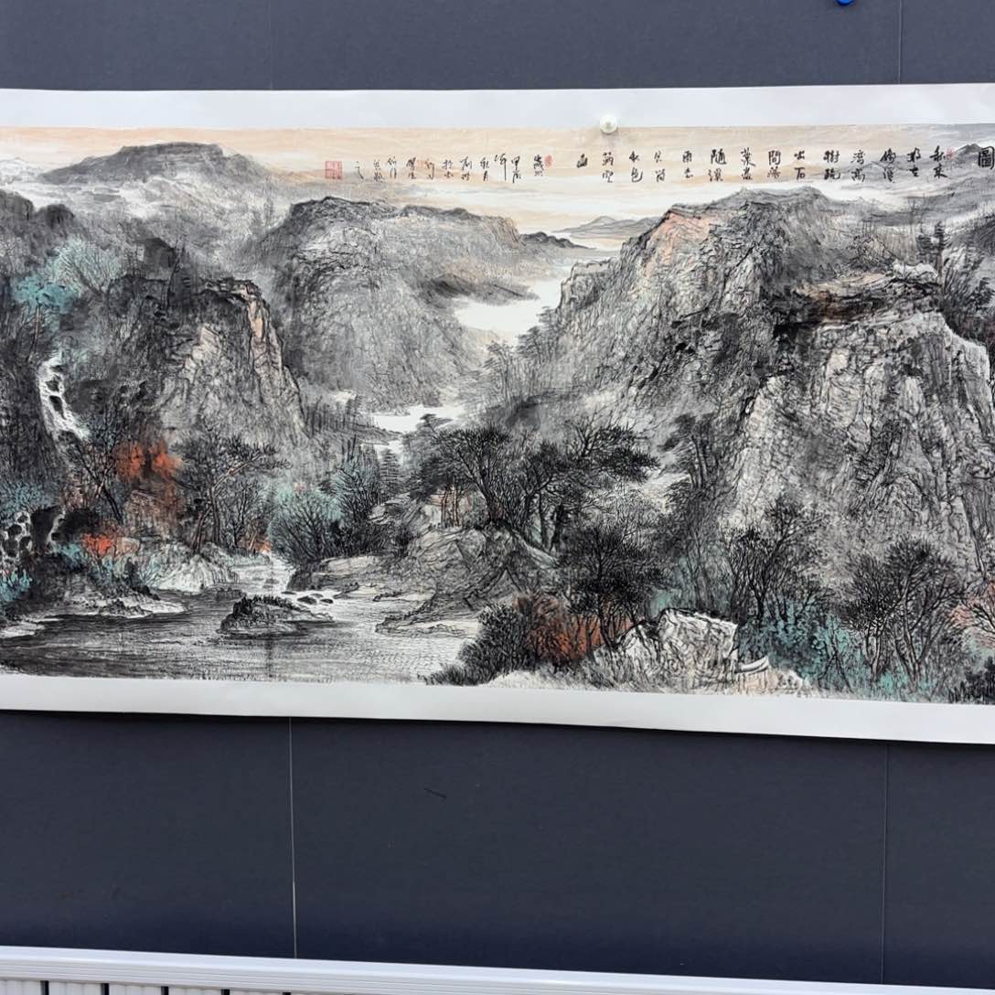 国画彤**8刘老师中八李欣主播