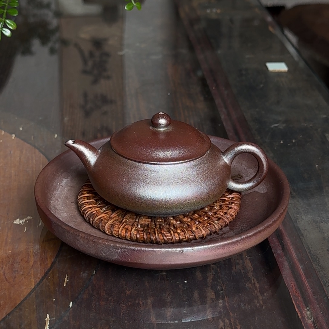 建水紫陶柴烧茶具