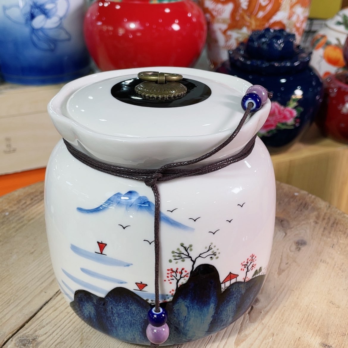 【闪购商品】罐陶瓷茶叶罐密封罐