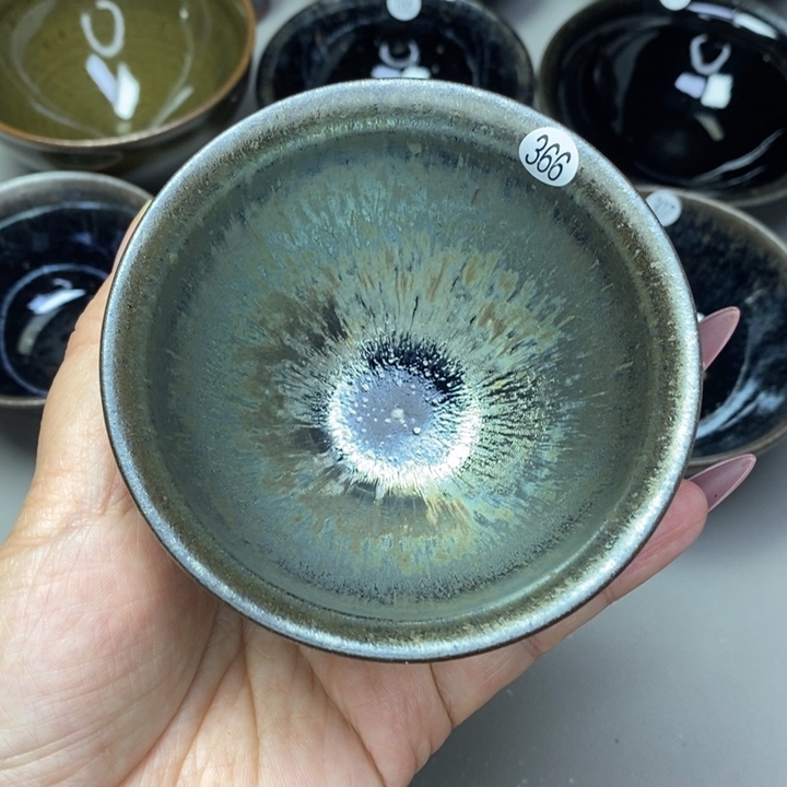 茶盏建窑建盏柴烧主人杯