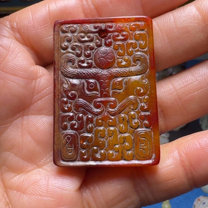 和田玉（糖玉）挂件未镶嵌