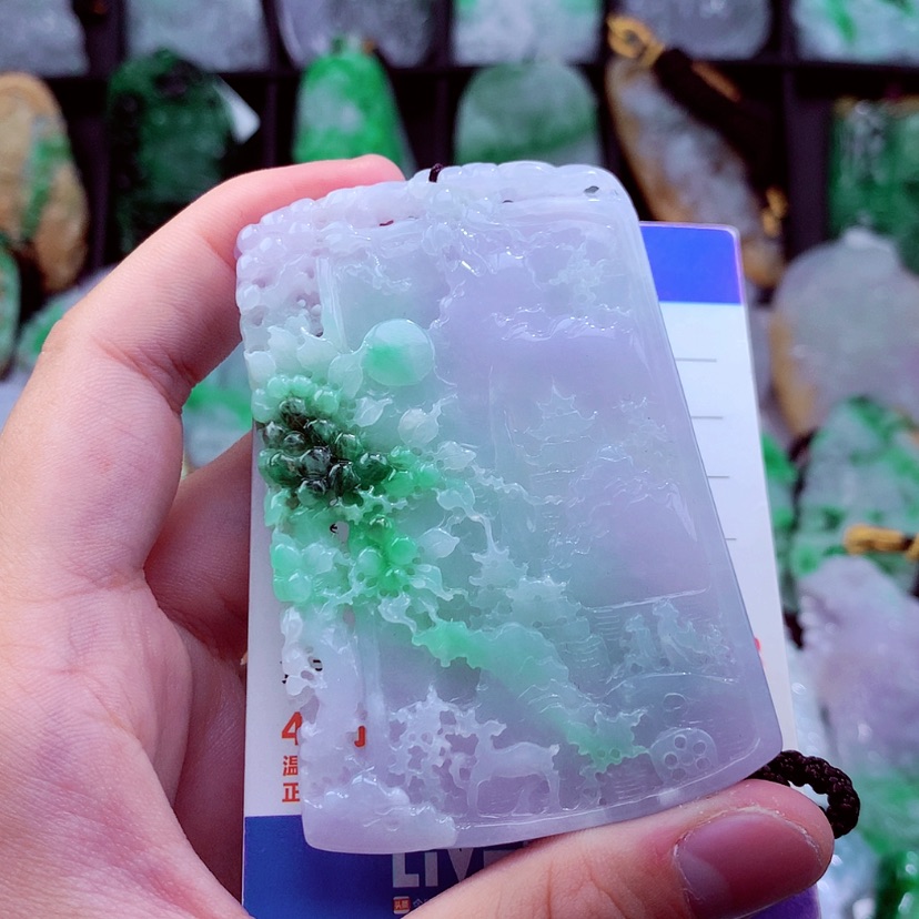 【闪购商品】翡翠颈饰未镶嵌挂件