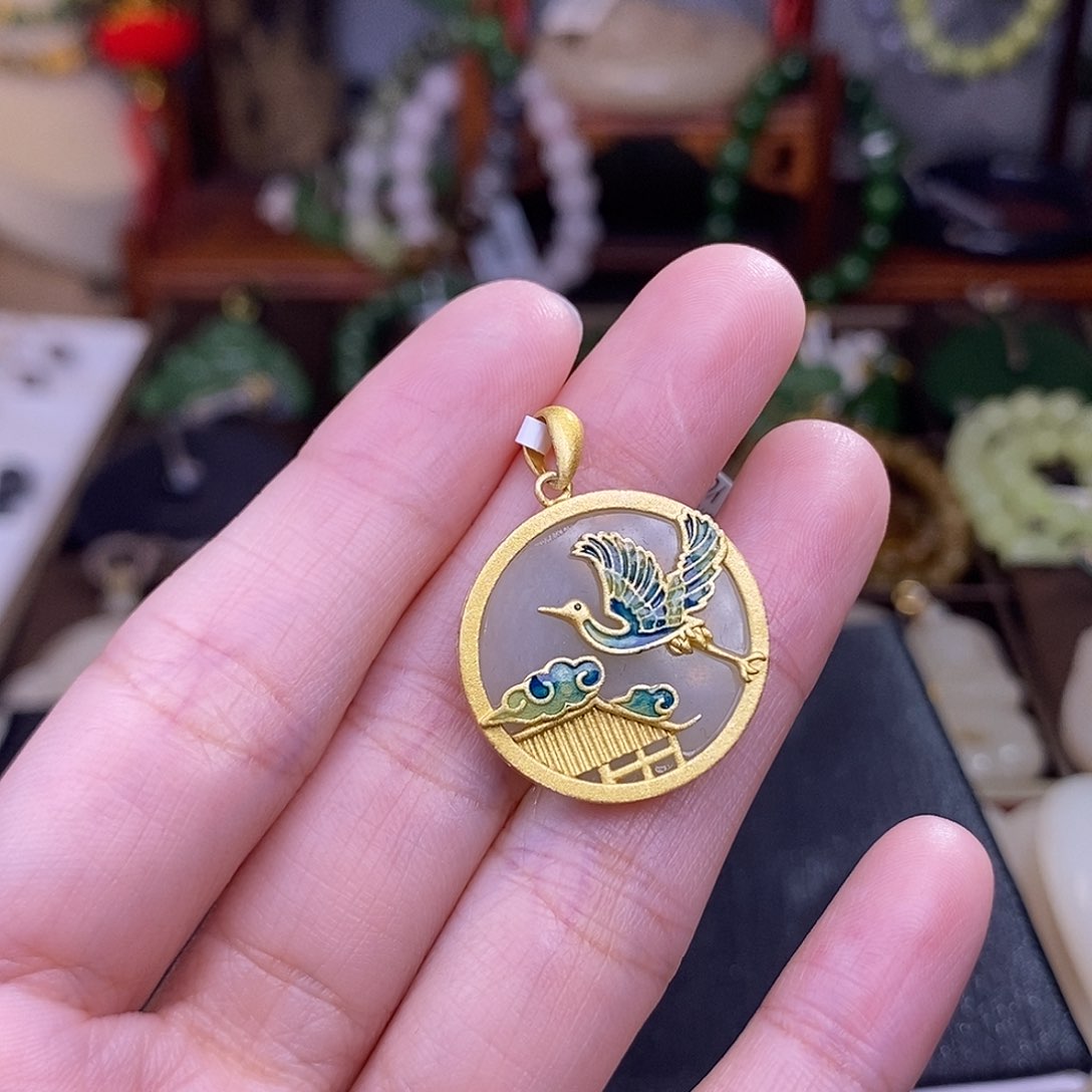 和田玉925.银吊坠清货价未镶嵌