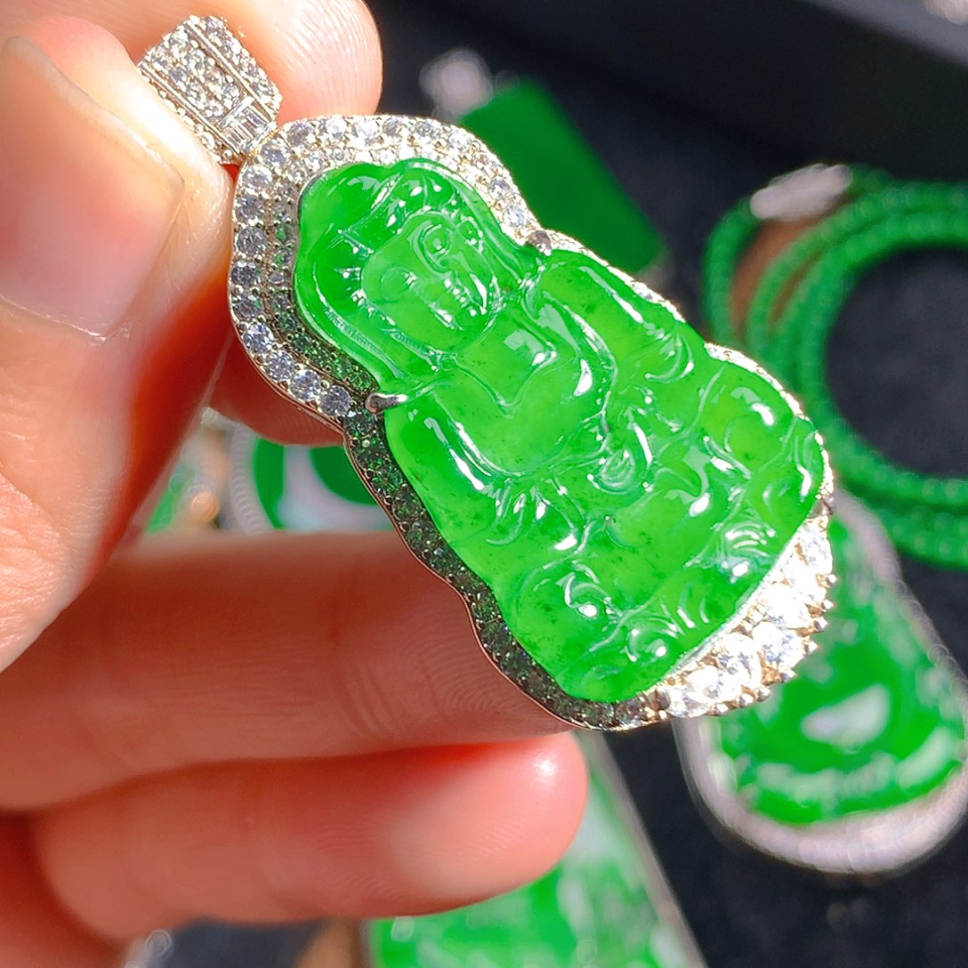 翡翠吊坠(不含链)未镶嵌