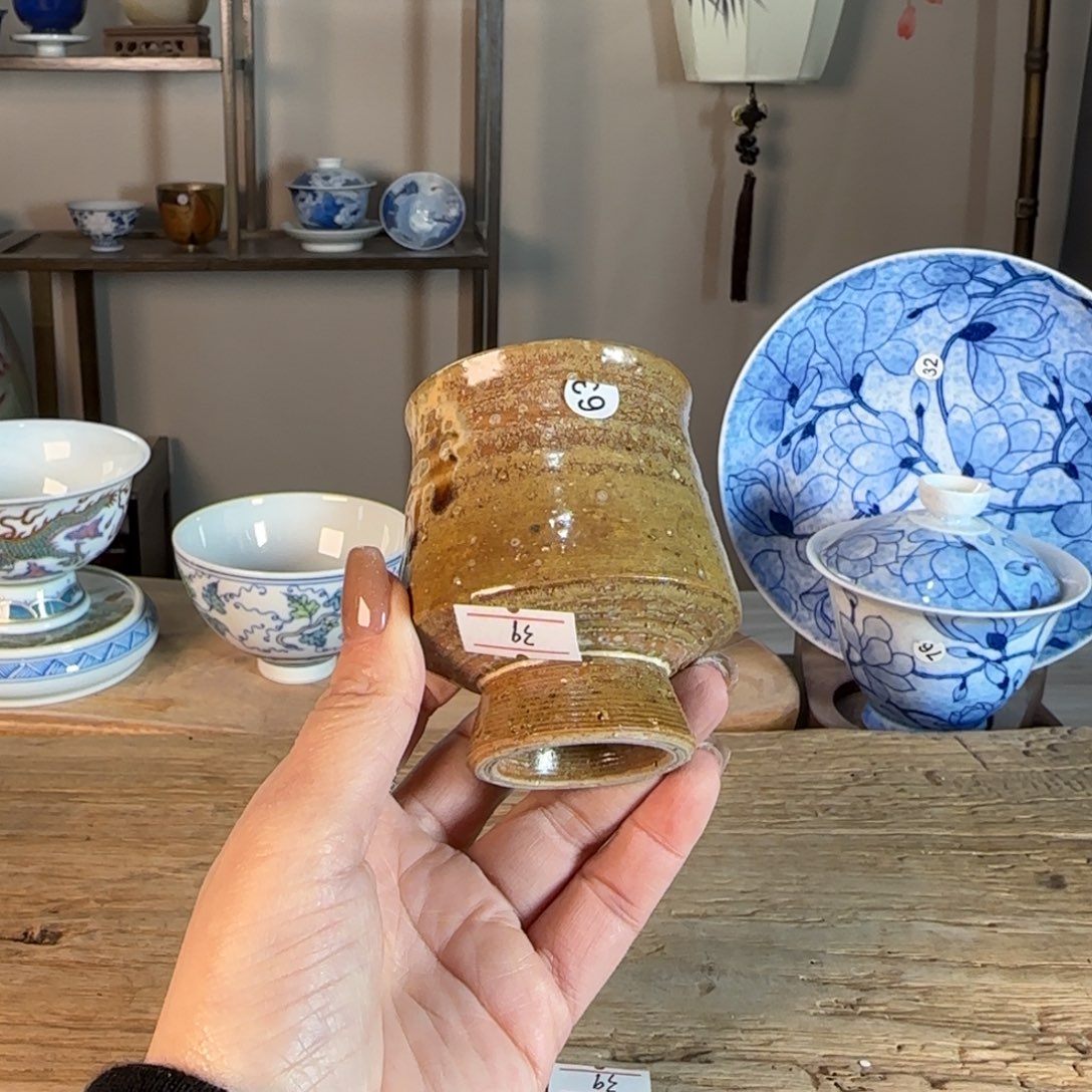 杯景德镇陶瓷柴烧