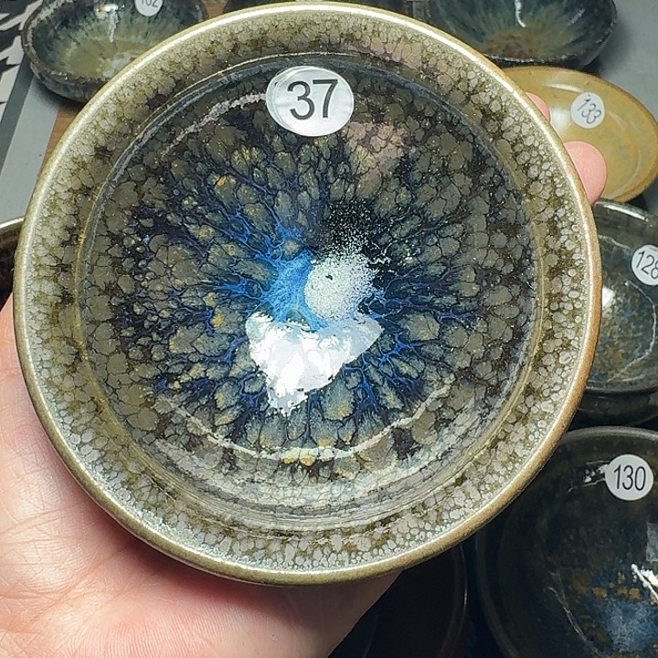 茶盏37坚记茶盏摆件