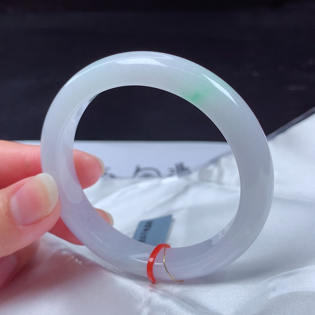 翡翠未镶嵌手镯55圈m114361