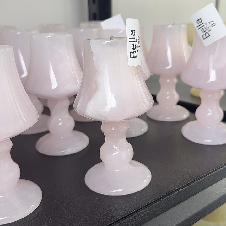 阿富汗粉玉烛台 118