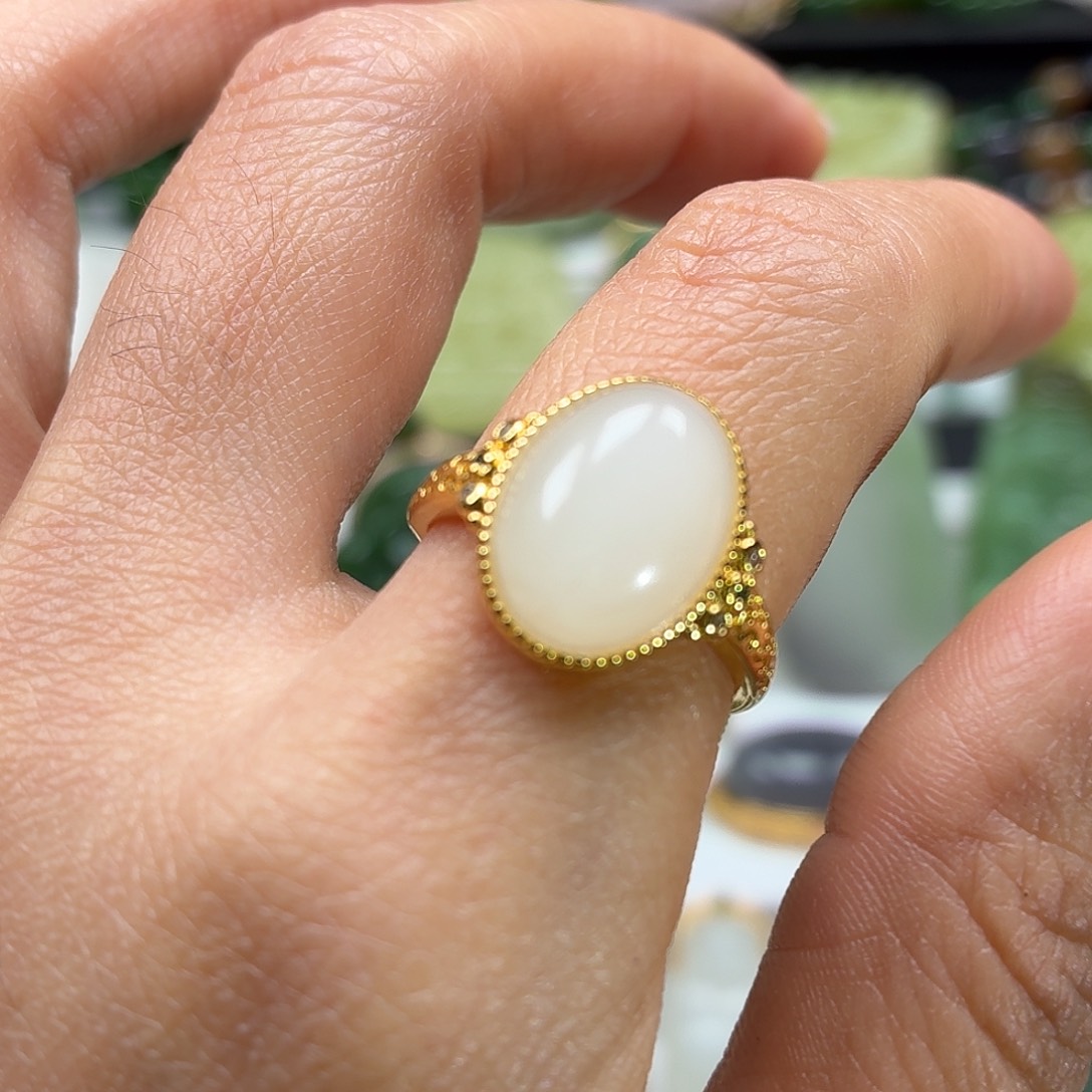 和田玉银S925镶嵌颈饰