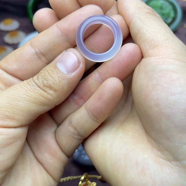 玛瑙/玉髓戒指未镶嵌